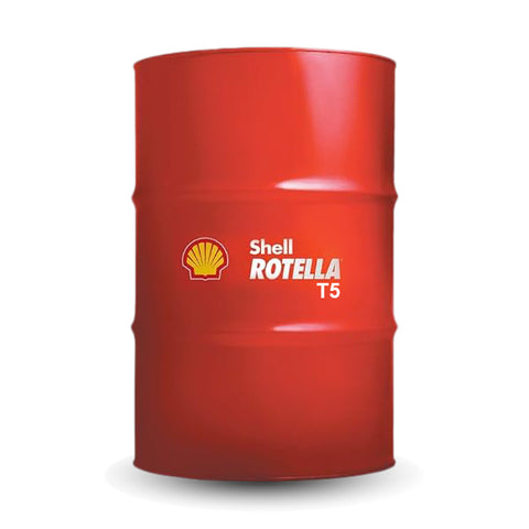 Shell Rotella T5 Synthetic Blend Motor Diesel Oil (10W-30 CJ-4), 55 Gallon